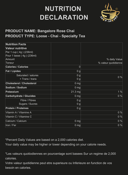 BANGALORE ROSE CHAI