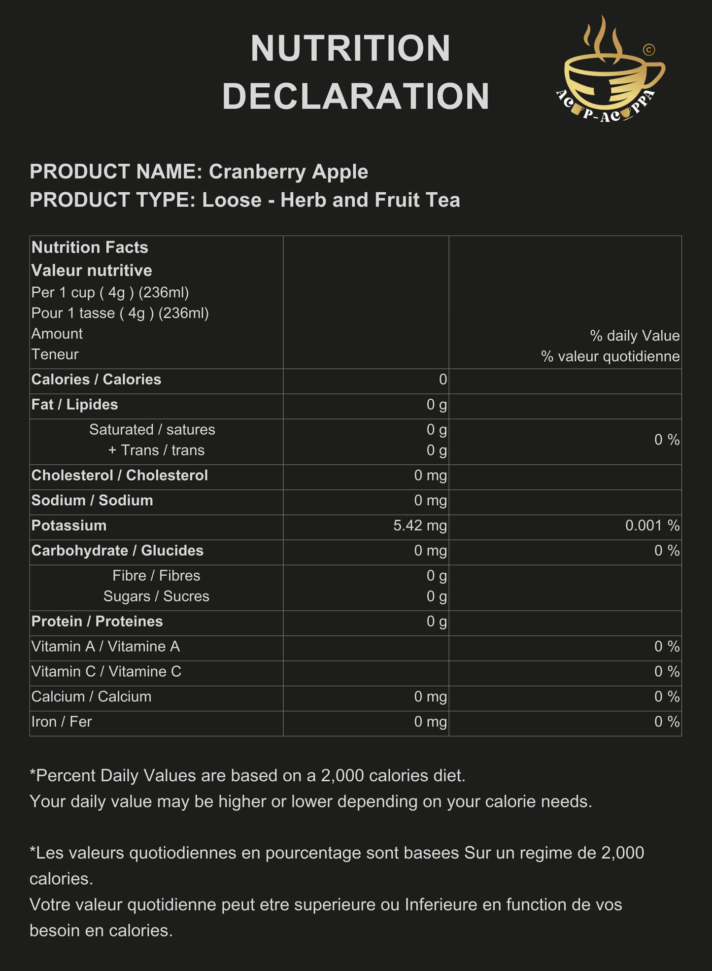CRANBERRY APPLE