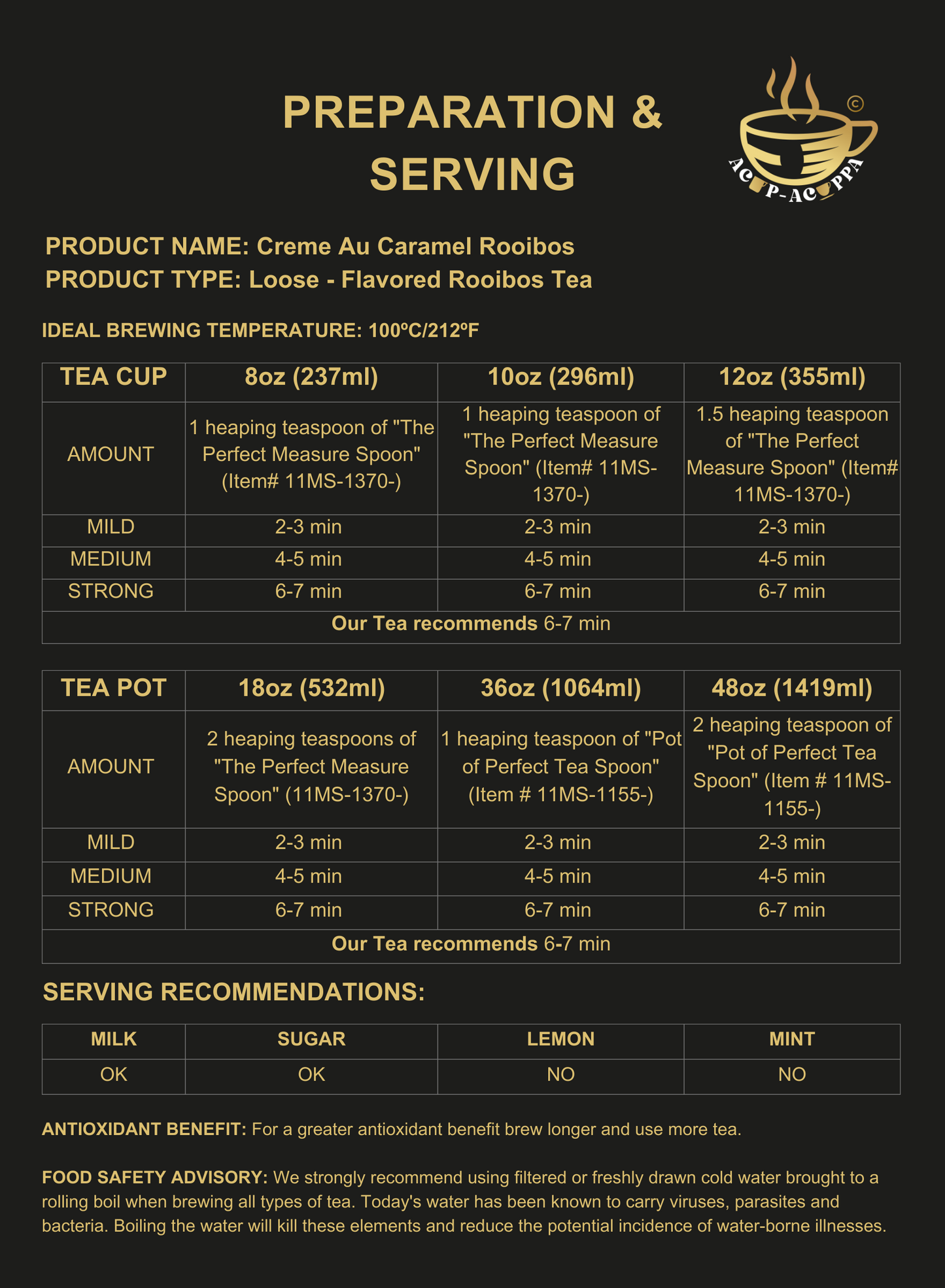 CREME AU CARAMEL ROOIBOS