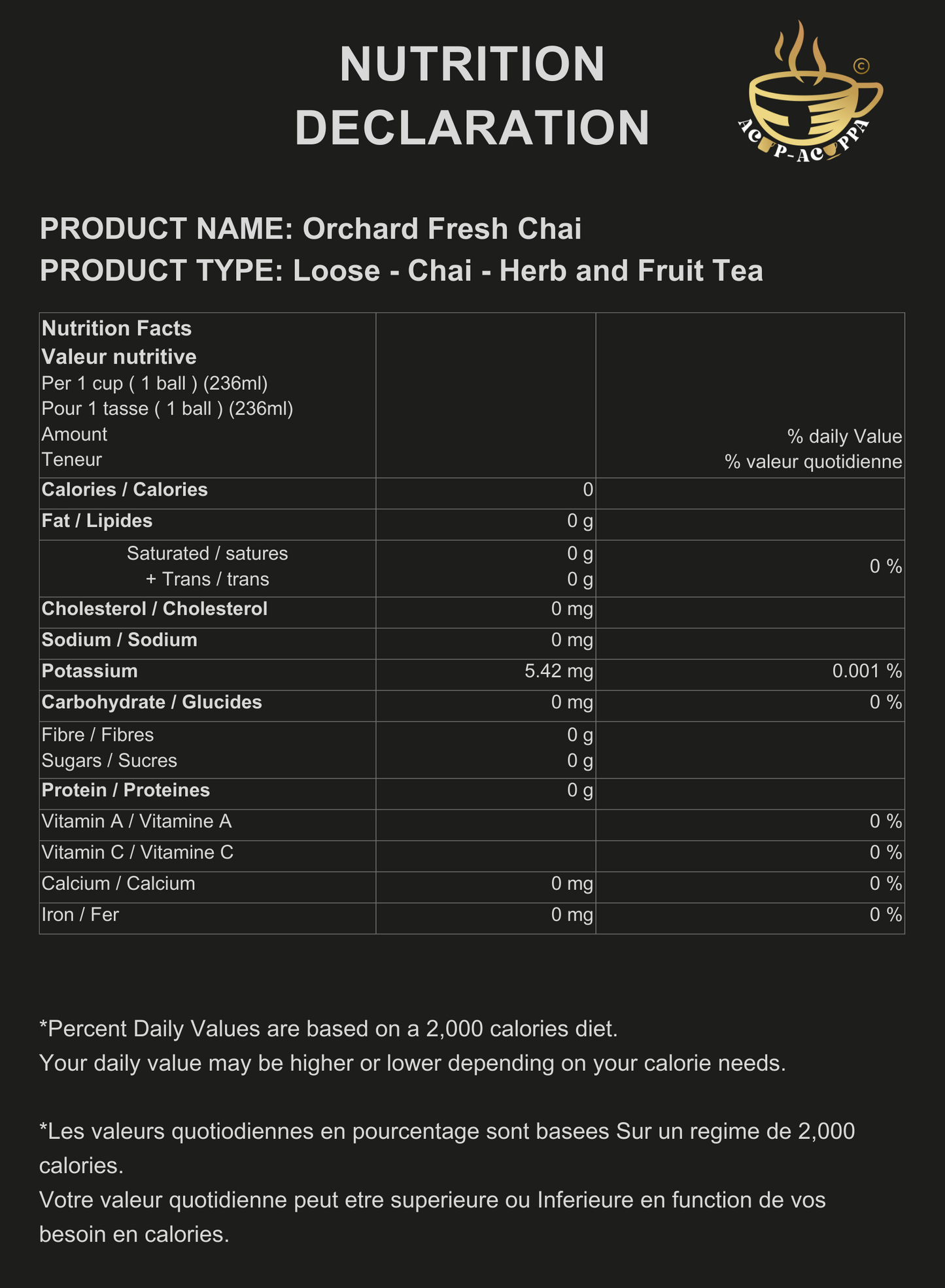 ORCHARD FRESH CHAI