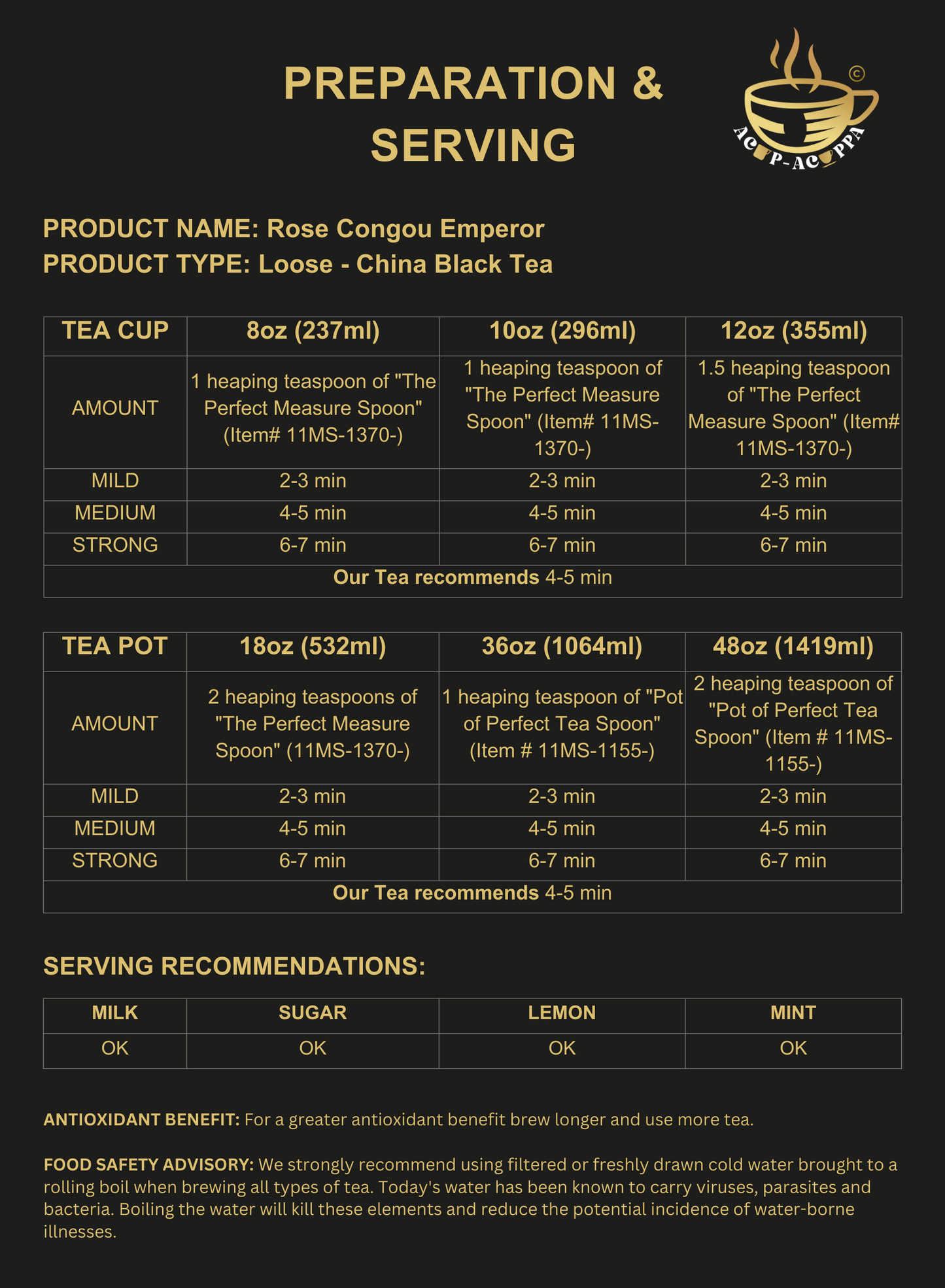 ROSE CONGOU EMPEROR